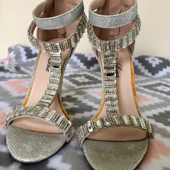 peep toe open back bootie